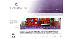 Desktop Screenshot of goldsteinhall.com